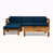 Teal Cushion/Teak Frame