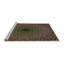 Tapis 100% motif lavable à la machine 2989 18 BRN-67917022