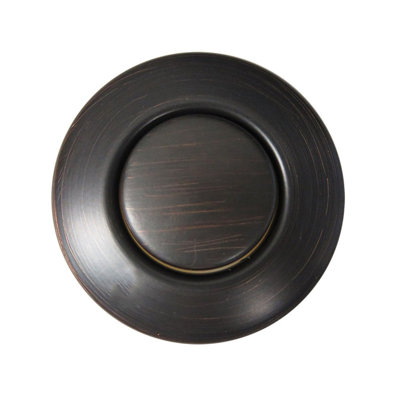 Garbage Disposal Air Switch Kit with Oil-Rubbed Bronze Push Button, Power Box, and Air Tube