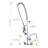 Commercial Triple Handle Wall Mount 43. Pull Down Sprayer Kitchen Faucet