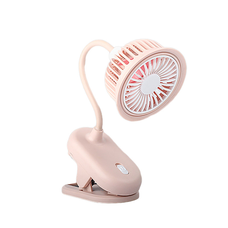 Petit ventilateur de bureau à pince kndnd, Pink