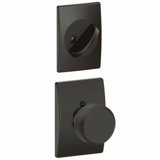 Bowery Single Cylinder Interior Lever Set (Exterior Portion Sold Separately)