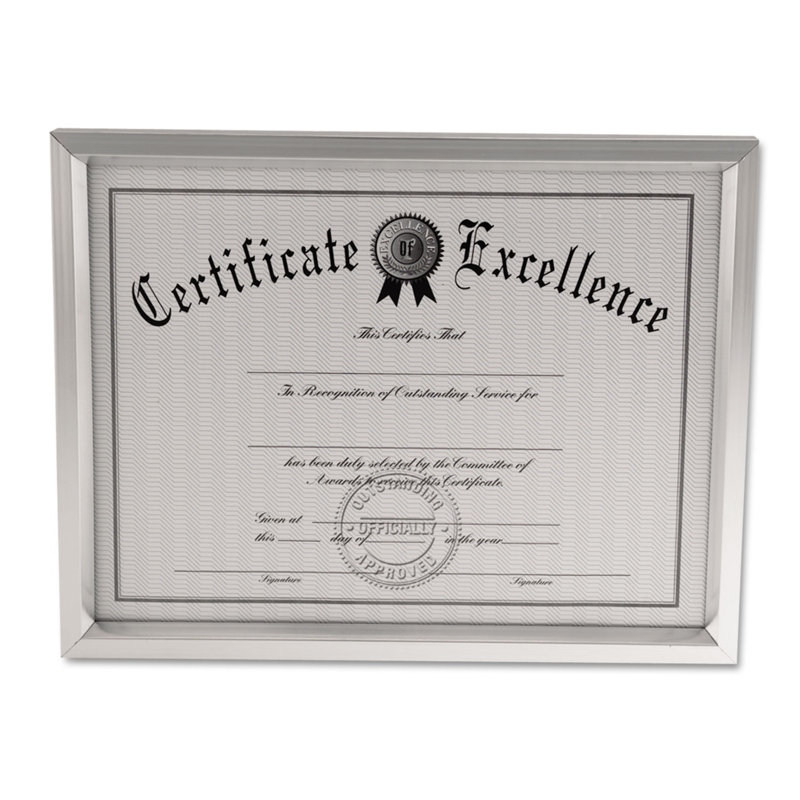 Metallic Silver Matte Picture Frame