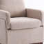 Chaise d'appoint moderne rembourrée avec base en bois massif Boucle-945884702