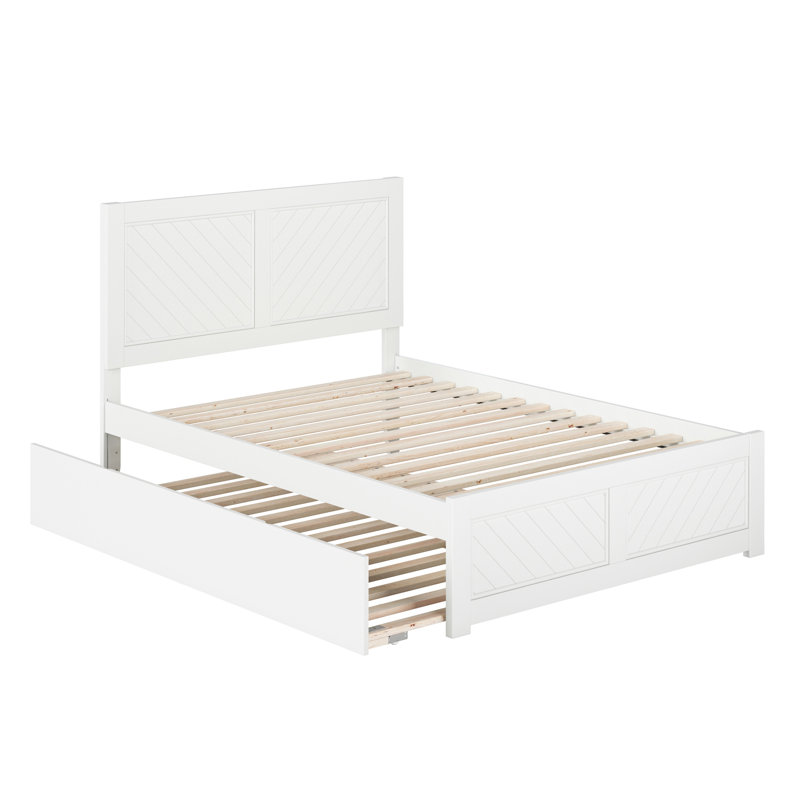 Lit plateforme Jeinny, Blanc