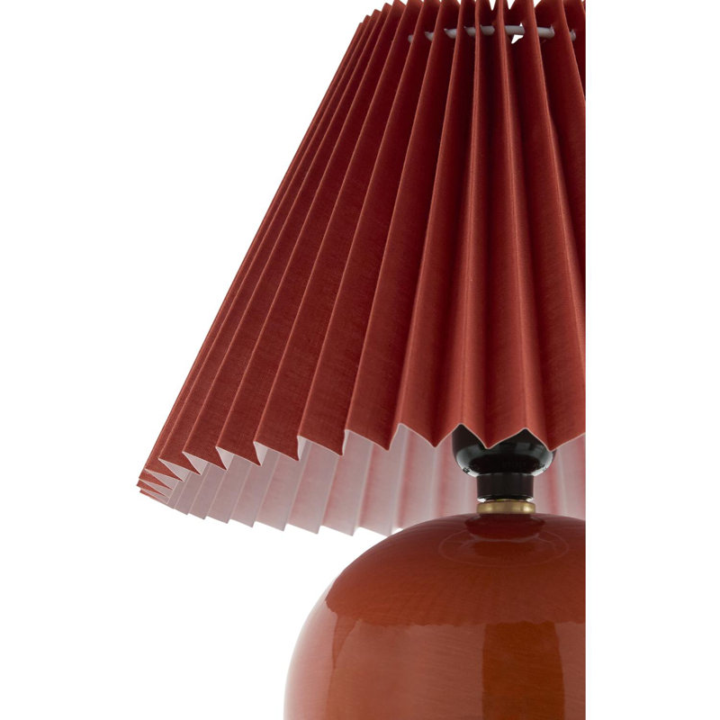 Trunetta Table Lamp, Deep Red