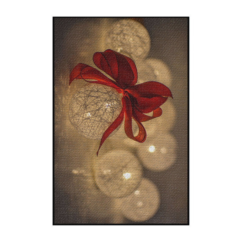 Tapis brun Christmas, Rectangle 2 pi x 4 pi