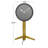 Stainless Steel Mechanical Tabletop Clock