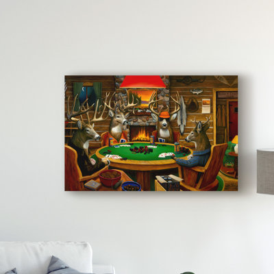 " Deer Camp " by Leo Stans