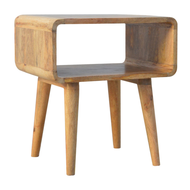 Oliveira 45cm W Solid Wood Bedside Table