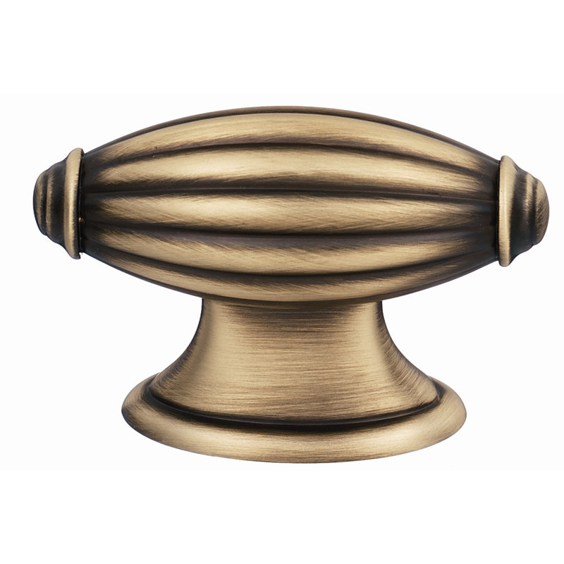 Tuscany Bar Knob, Antique English Matte, 1.25" H x 0.75" W x 0.63" D