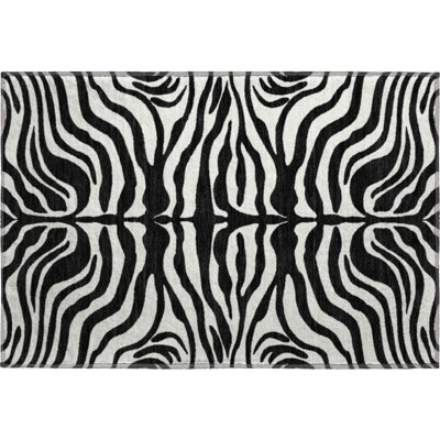 Premium Machine Washable Goulven AMF1042 Animal Print Rug