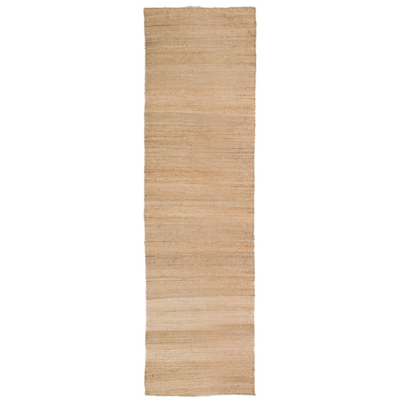 Tapis en jute Hart, Tapis de couloir 2 pi 6 po x 9 pi