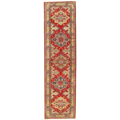 Hand Woven Cotton and Wool Oriental Area Rug
