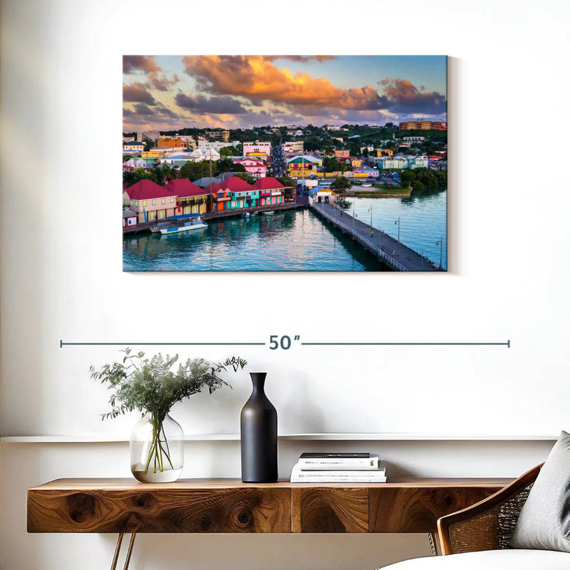 Ravi St. John's, 24" H x 36" W