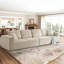 Canapé modulaire rembourré en tissu 144 po-1856143883