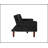 74.4'' Faux Leather Square Arm Sofa Bed-1973282090-1983379835