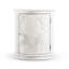 White Solid Wood End Table