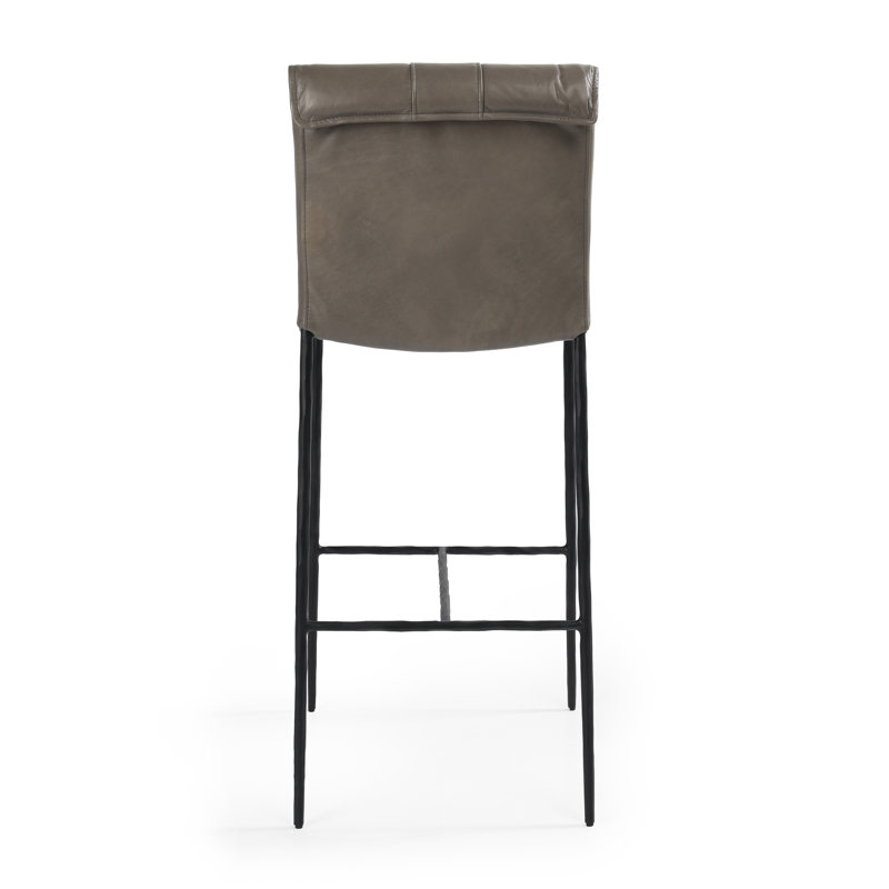Mayer 26 Counter Stool Antique Brown, Pewter Gray, Counter Stool (27" Seat Height)