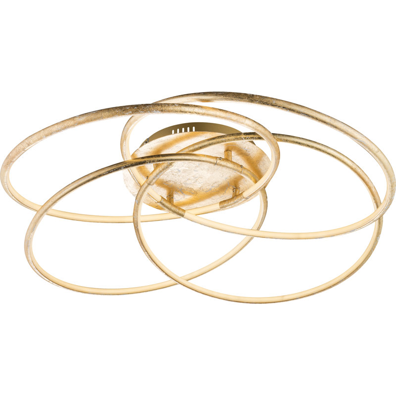 Dinah LED Flush Mount, Gold