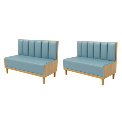 Banc rembourré en similicuir Modern