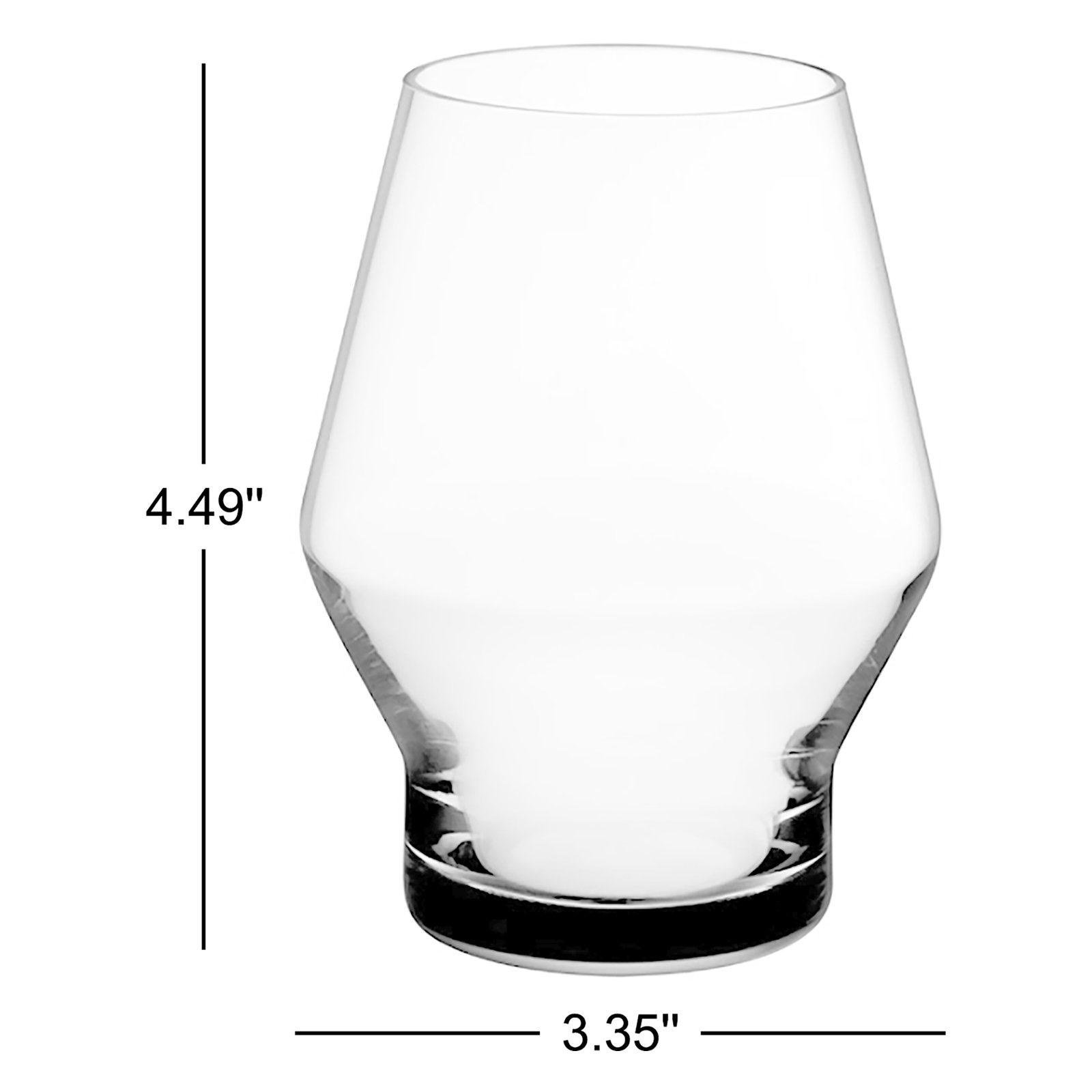 Beak Crystal Drinking Glass, Clear