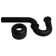 1-1/2" OD 17 Gauge P-Trap with High Box Flange
