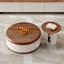 Ancient style round coffee table living room-125119445