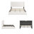 Gurpaige Lift Up Storage Upholstered Platform Bed with 53-inch Tall Headboard-103554679-103554811