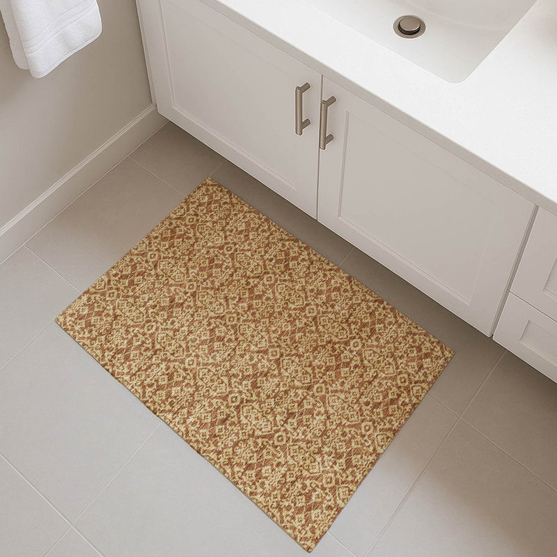 Machine Washable Indoor/Outdoor Chantille ACN2712 Casual Rug, Paprika, 1'8" x 2'6"