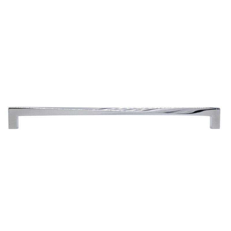 Poignée torsadée, 3 3/4", Nickel poli
