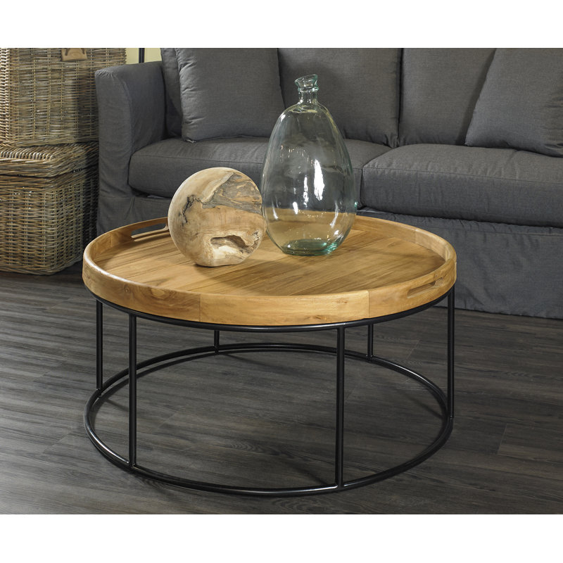 Davisson Solid Wood Top Coffee Table