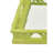 Aeny Accessory Tray With Mirror, 20 Inch, Bamboo Look Lime Green Resin