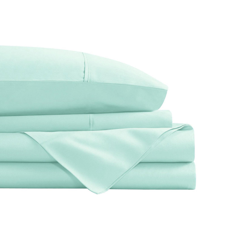 Ensemble de draps 4 pièces Swift Home Smart, Menthe, Ensemble literie pour lit simple
