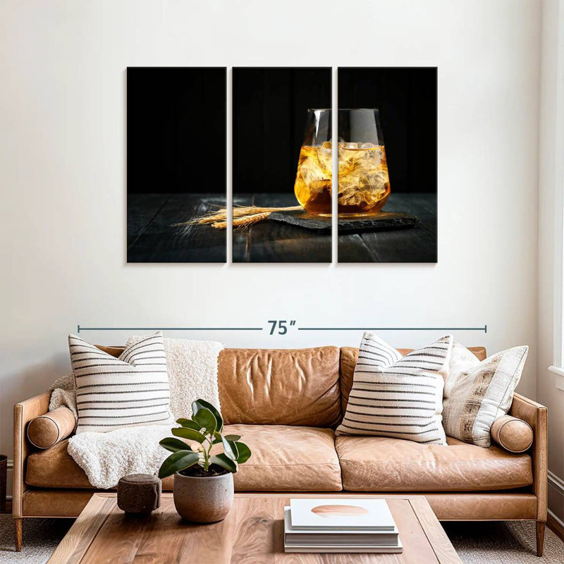 Yarlin Iced Bourbon, 36" H x 57" W