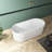 67'' x 31.5'' Freestanding Soaking Acrylic Bathtub