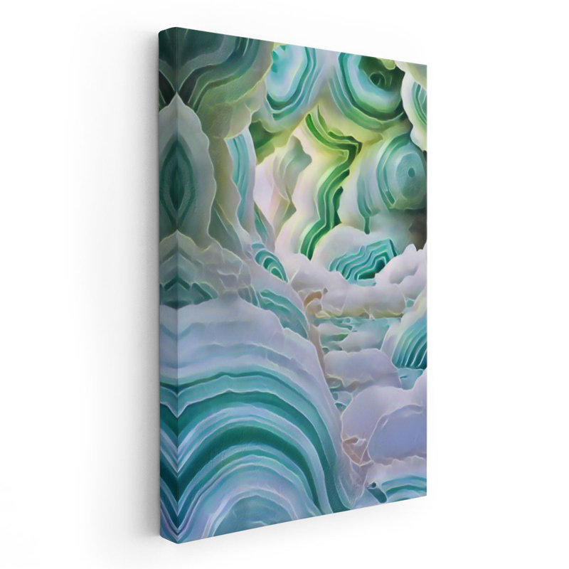 Inside A Geode - Canvas Print Wall Art, 24" H x 16" W