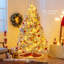 L'arbre de Noël en flocons de Noël Holiday