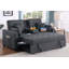 Causeuse-lit convertible avec console de chargement et siège à ressorts ensachés-128966010