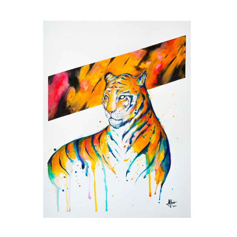 Art sur toile Marc Allante, H 47 po x l 35 po