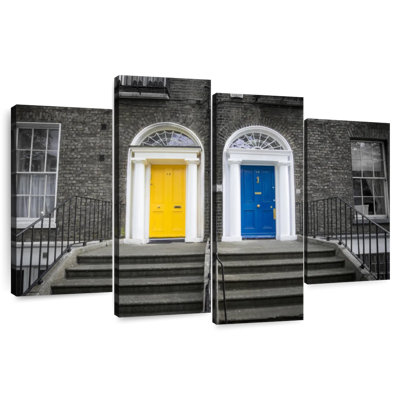 Lilie Yellow and Blue Doors