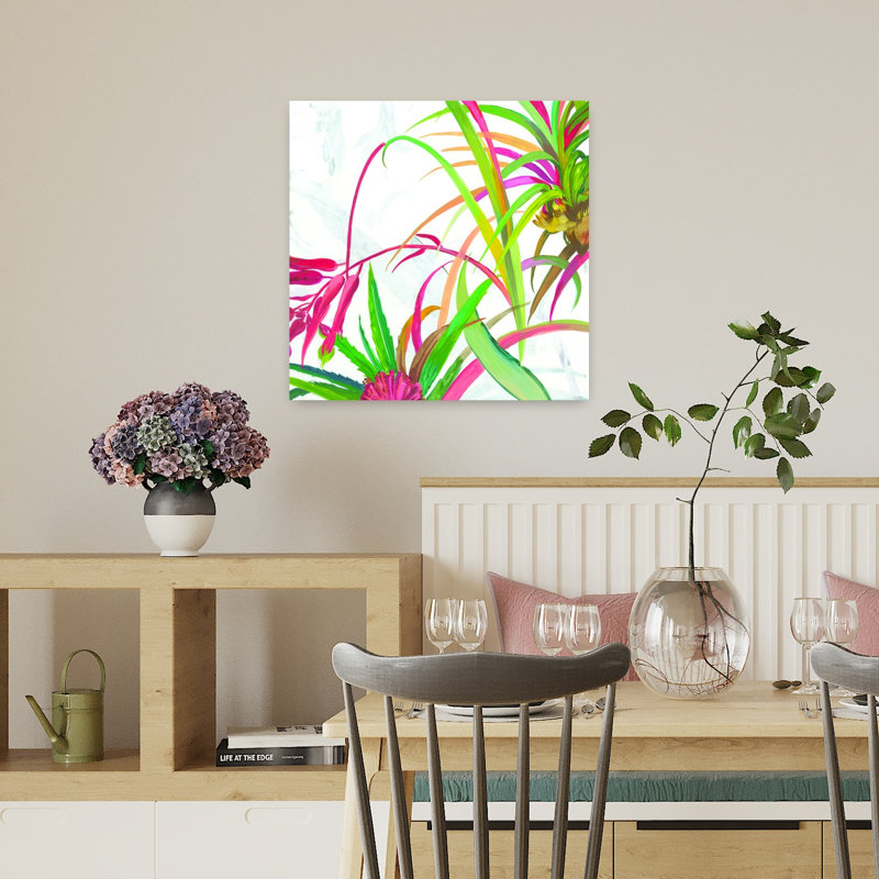 Art tropical tropical, nature tropicale II, H 18 po x l 18 po