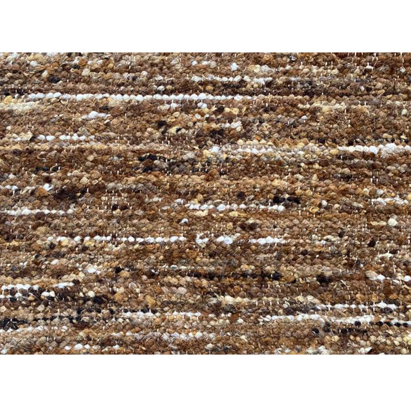 Tapis rectangulaire en laine tissé à la main