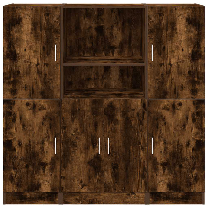 2 131.5cm Kitchen Pantry, Smoked oak