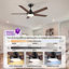 Ventilateur de plafond 5 lumières Modern-92476303