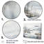 Gris et beige, paysage scandinave moderne silencieux - Art mural moderne-scandinave grand-2038991507-2038991508