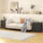 Modern Nightstand w/ Storage 2 Drawers & Support Legs for Bedroom White-1202887122