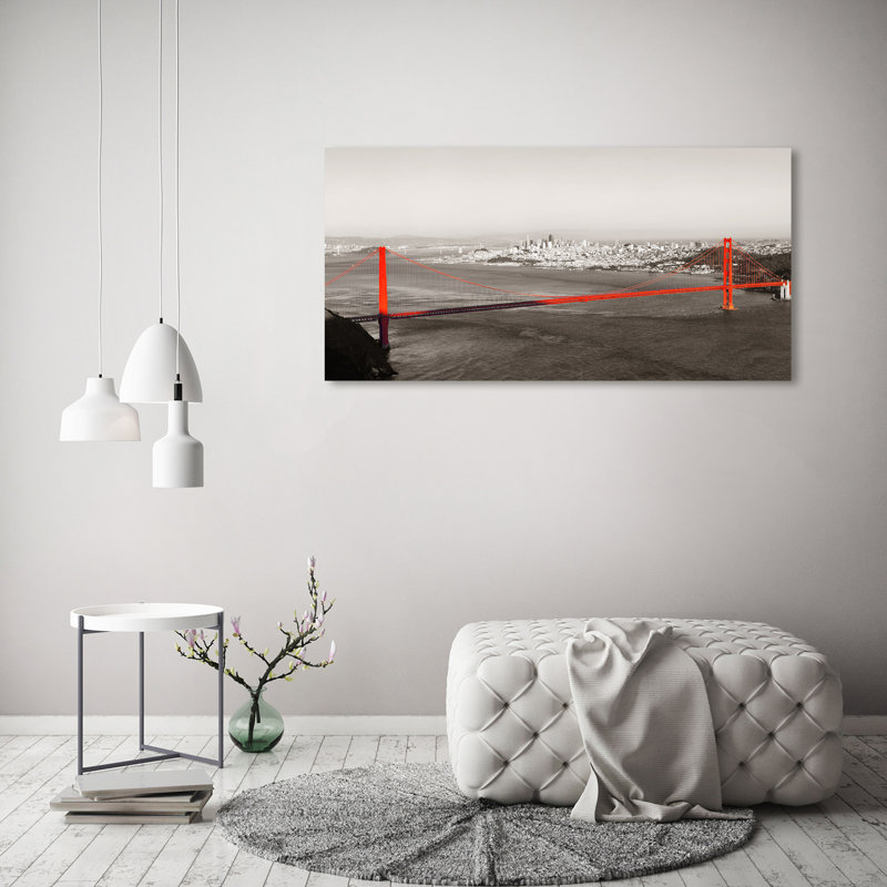 San Francisco Bridge 1 Piece Wrapped Canvas Wall Art