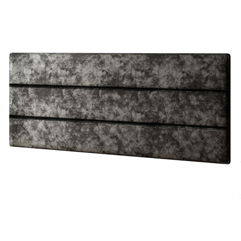 Brand Upholstered Headboard, Double (4'6), Black