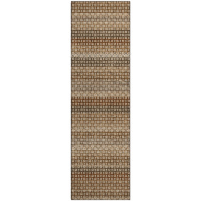 Premium Machine Washable Elize AMF1419 Stripes Rug